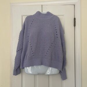 🩷 3/$18 Fashion Nova cable knit sweater pullover mock neck turtle neck